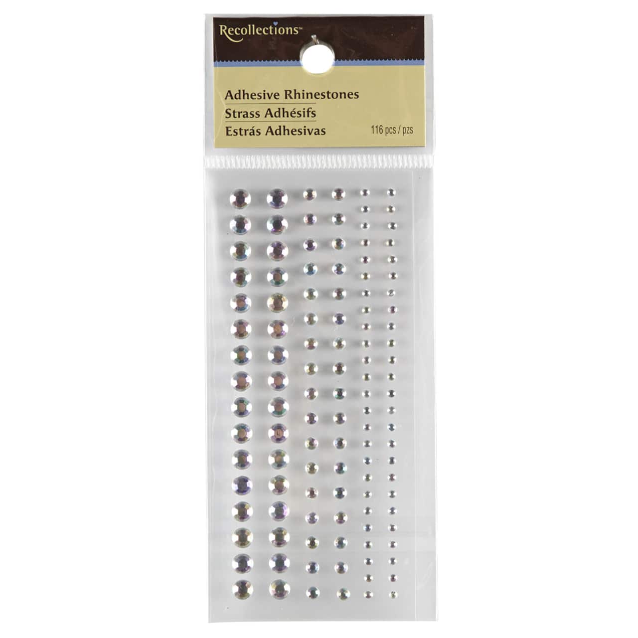 12 Pack: Adhesive Rhinestones Mixed Pack by Recollections™